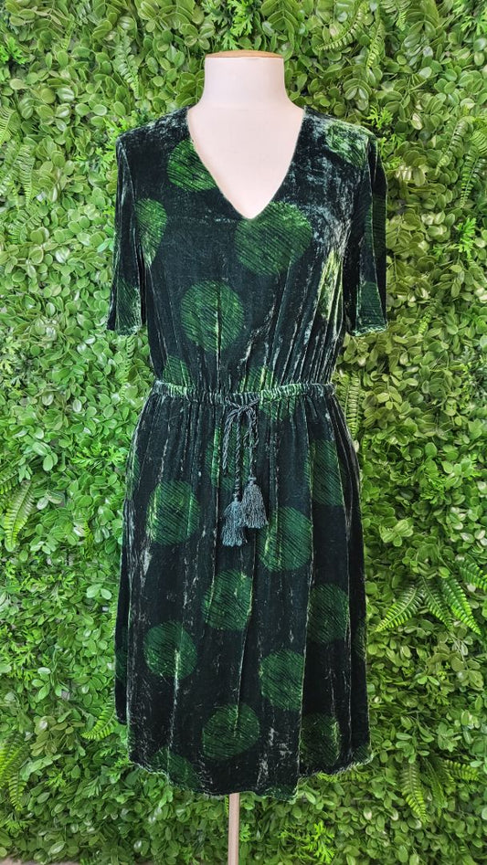 Gorman Green Velvet Dress (8)