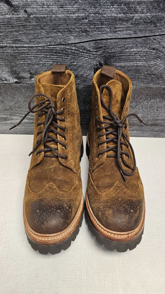 Grenson Brown Brogue Boots (38.5cm)