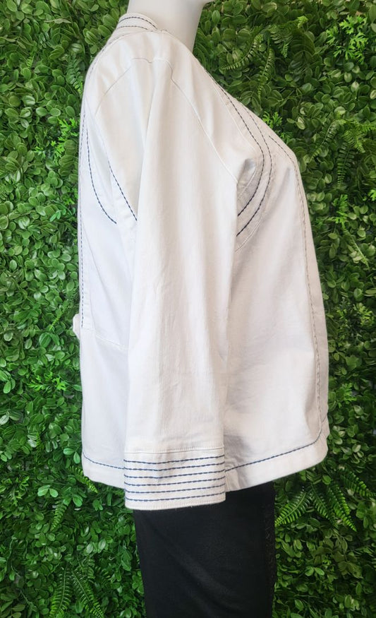 Virtuelle White Denim Jacket (22-24)