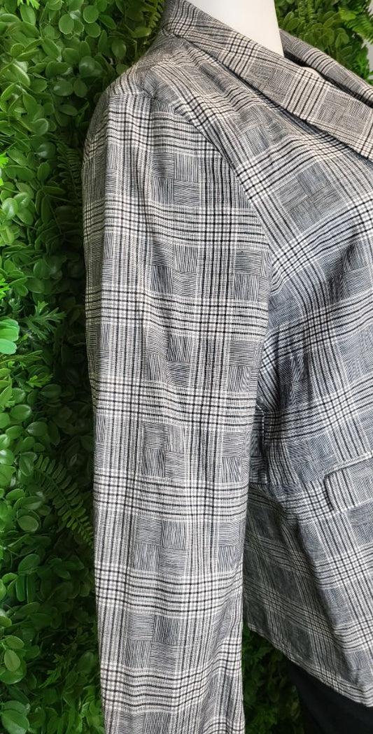 Playlist Grey Checked Blazer (18-20)