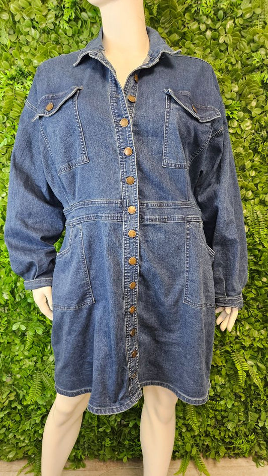City Chic  Denim Rider Dress (20)