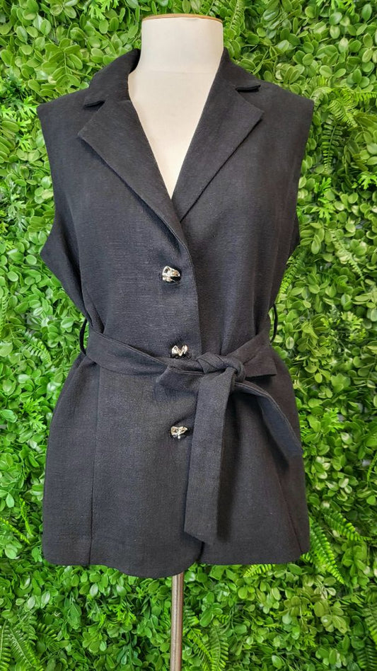Staple The Label Black Tie Vest (10-12)