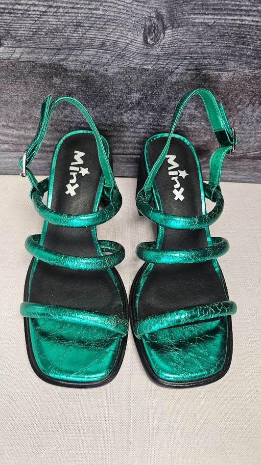Minx Green Havana Heels (37)