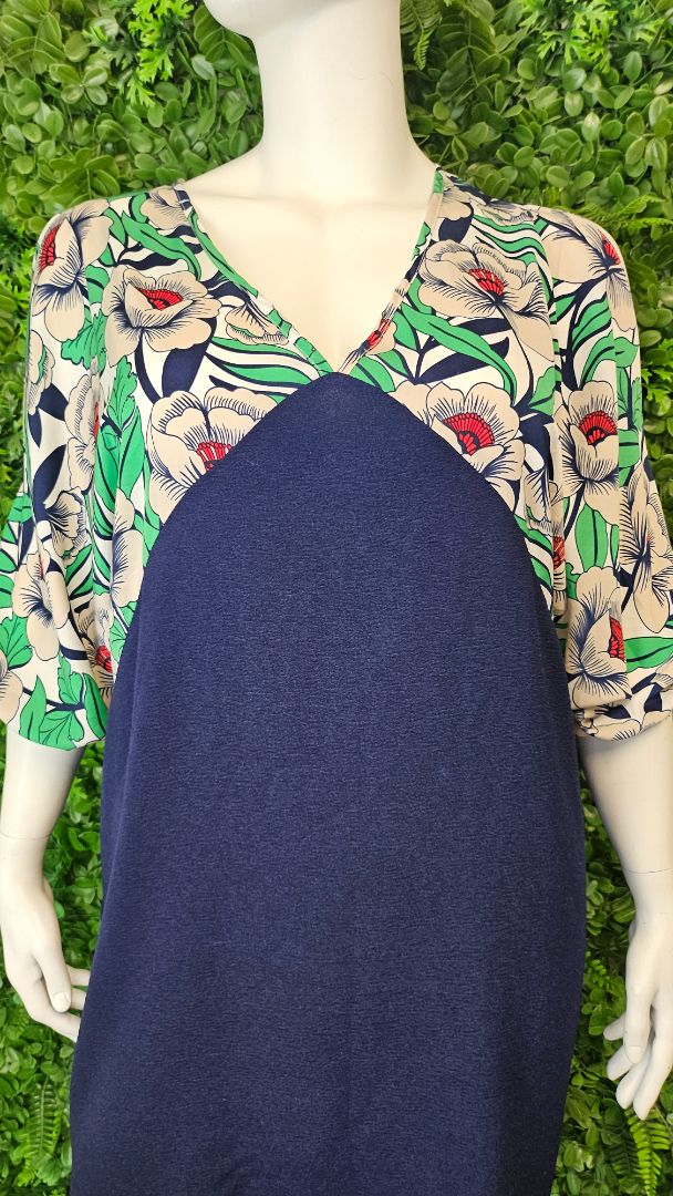 Stella Royal Blue Cut Out Shoulder Dress (16)