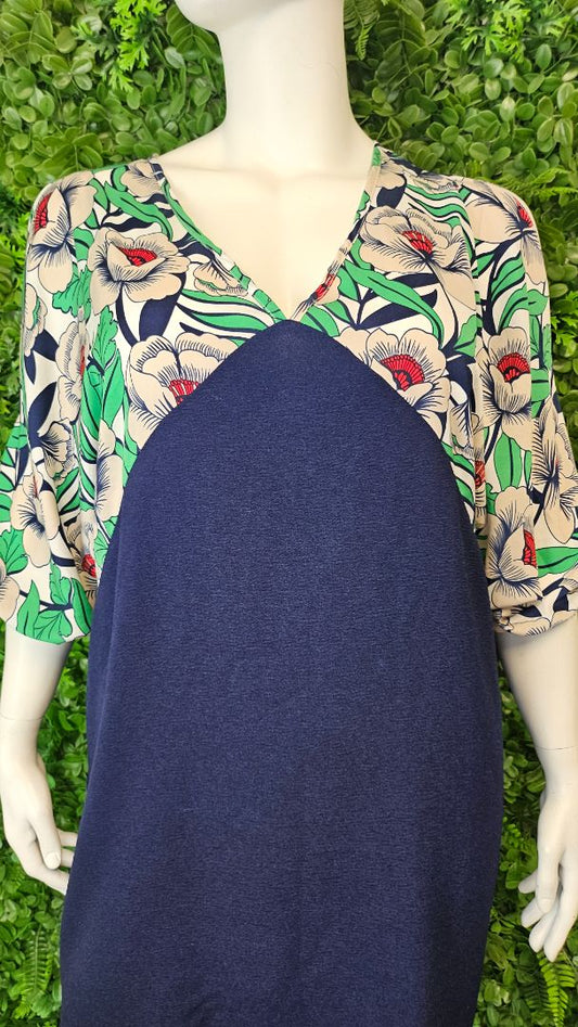 Stella Royal Blue Cut Out Shoulder Dress (16)