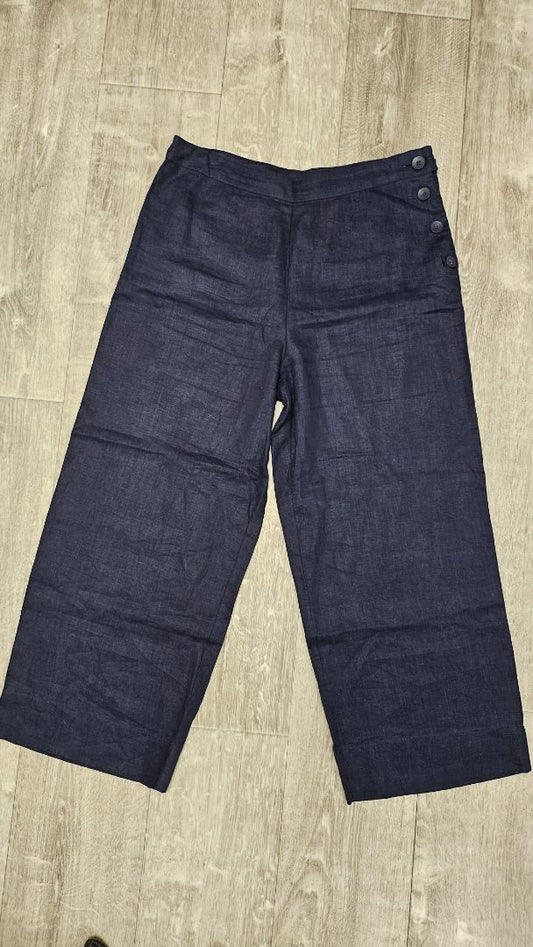 Elk Navy Linen Wide Leg Pant (14)