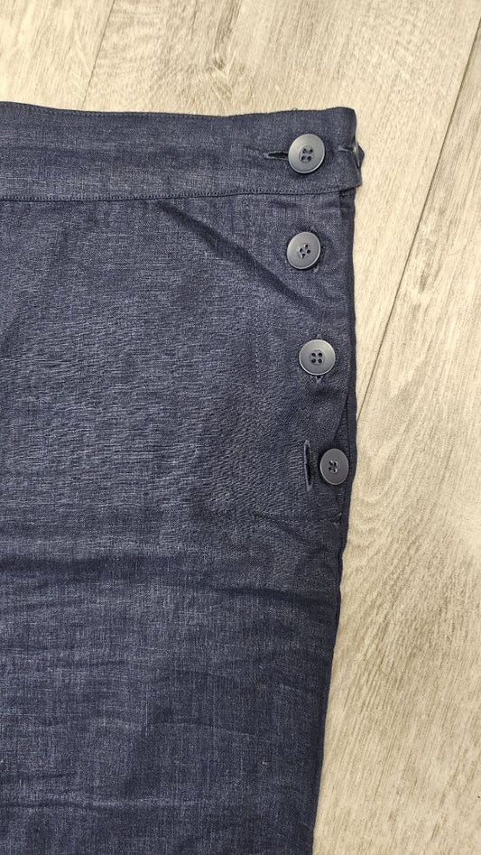 Elk Navy Linen Wide Leg Pant (14)