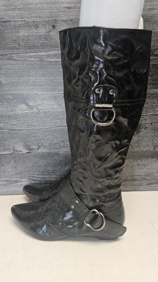 Diba Black Knee Length Boot (39)