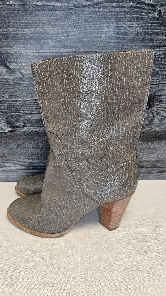 Marc by Marc Jacobs Taupe Textured Boot (39)