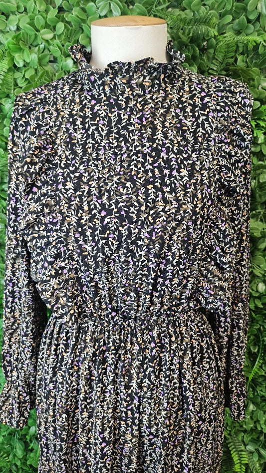 Blacklist Floral High Neck Dress (10)