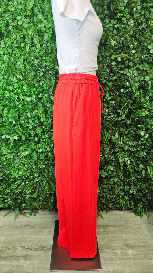 M&S Orange Wide Leg Pant (18)