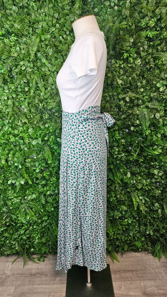 Kilt Print Wrap Skirt (10)