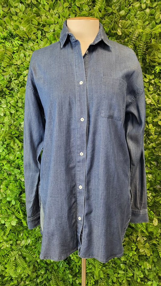 Shirty Blue Chambray Shirt (10-12)