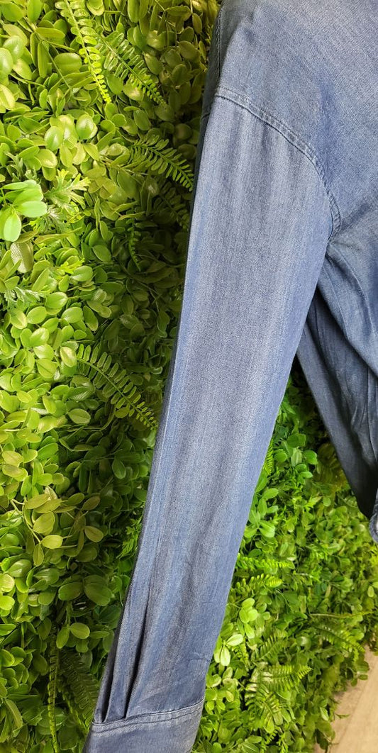 Shirty Blue Chambray Shirt (10-12)