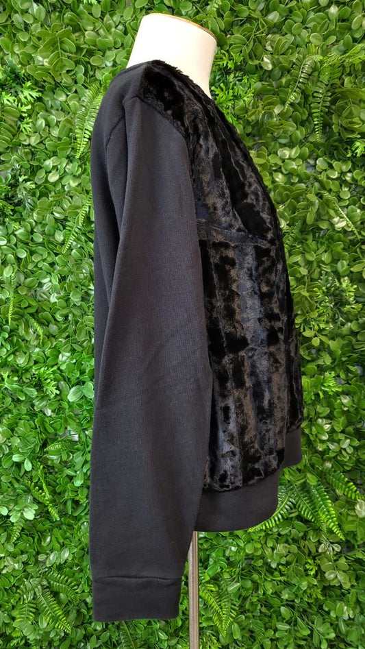 Country Road Black Velour Sweat (16)