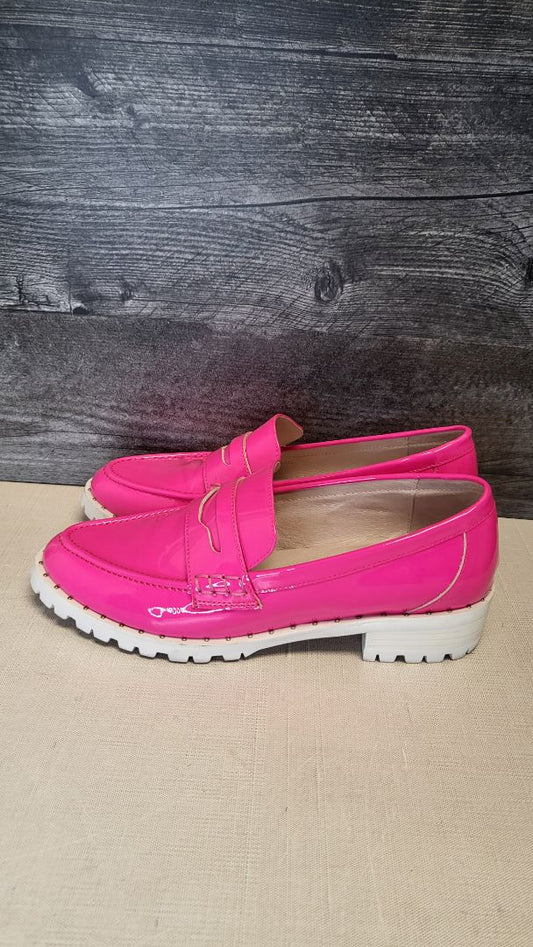 Valdo Pink Patent Loafer (37)