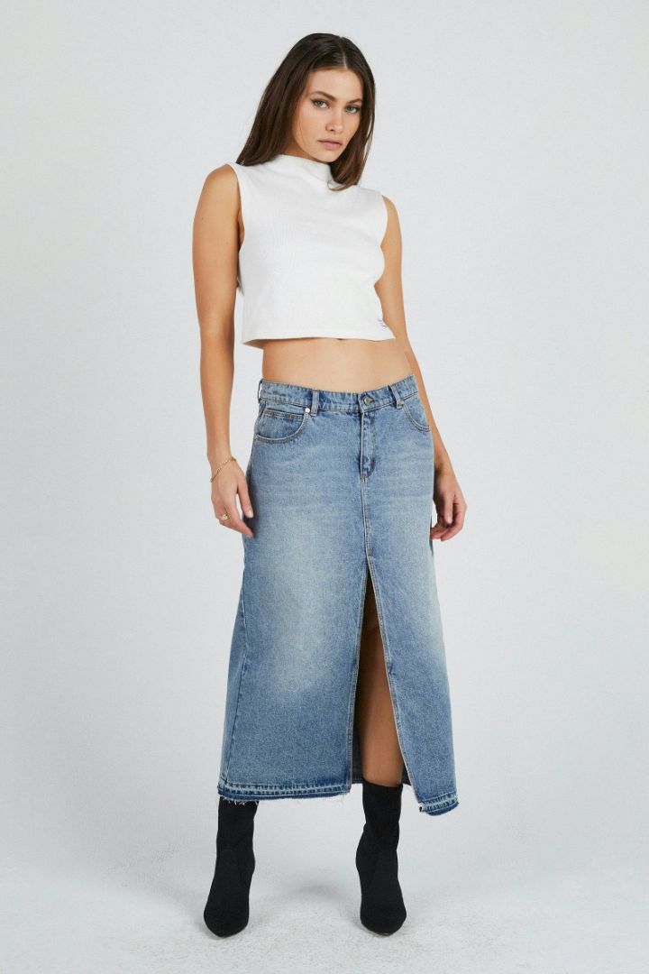 Abrand Blue Lula Maxi Skirt (11)