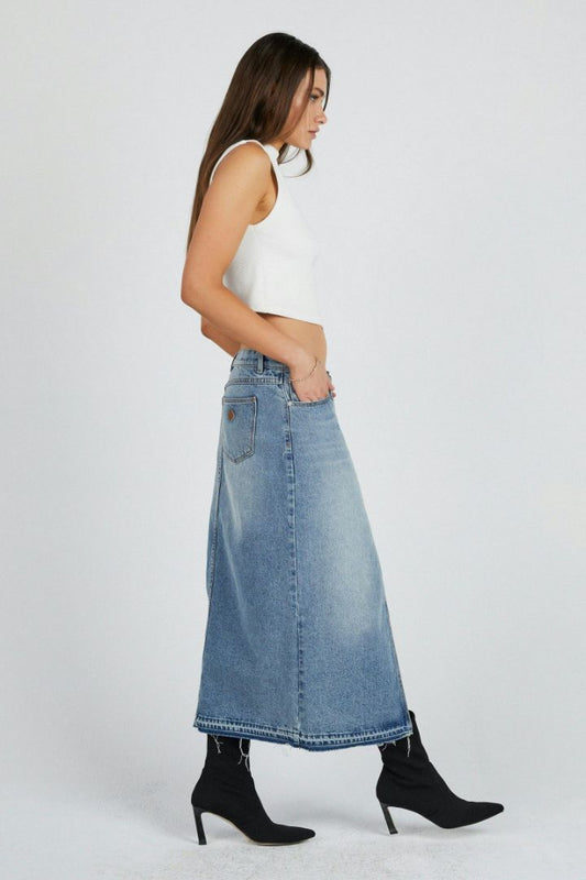 Abrand Blue Lula Maxi Skirt (11)
