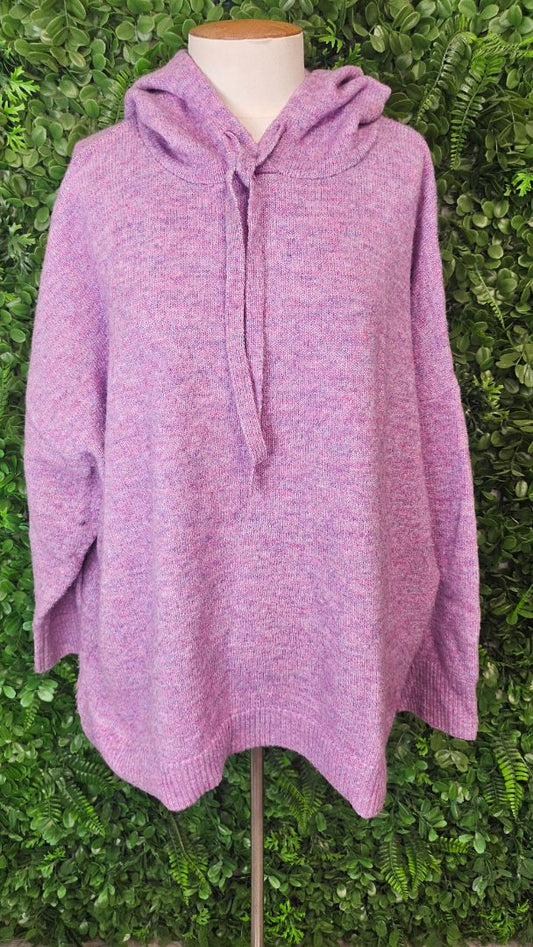 Betty Basics Mauve Hooded Knit (20)
