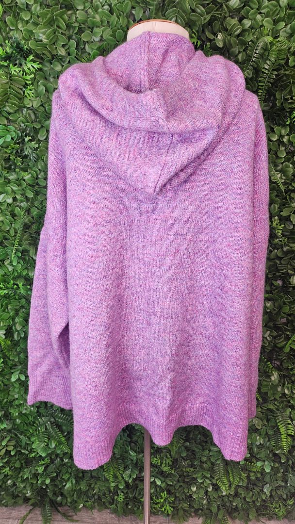 Betty Basics Mauve Hooded Knit (20)