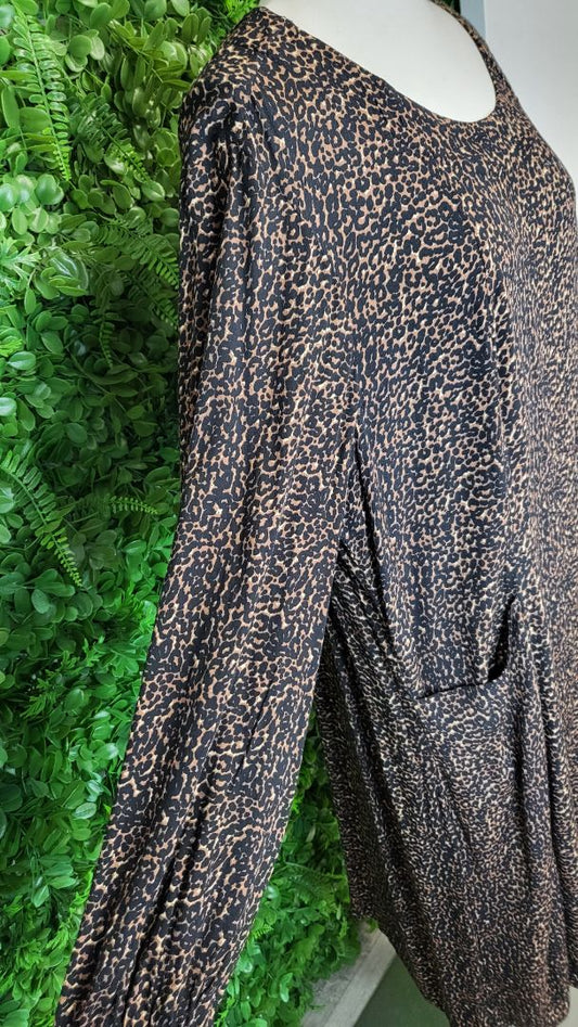 Lemon Tree Animal Shift Dress (16)