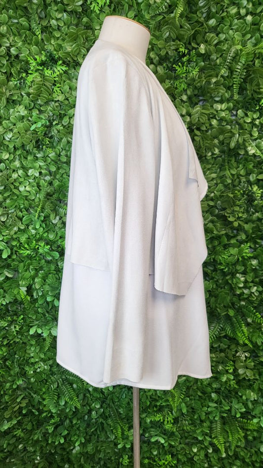 Pingpong Cream Faux Suede Jacket (10)