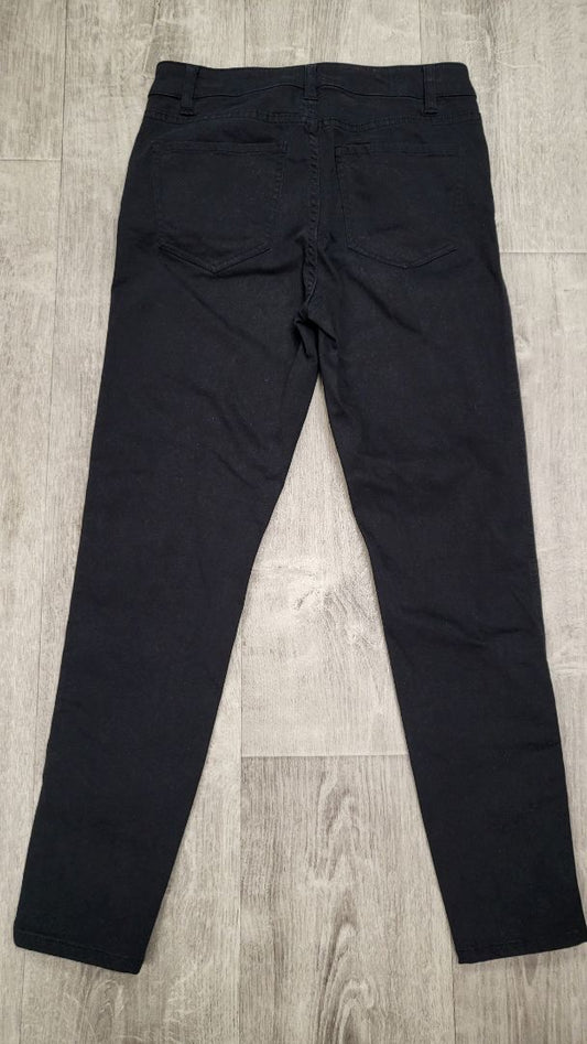 Witchery Black Skinny Zip Detail Jeans (8)