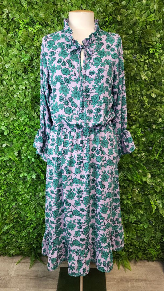 Kilt Floral Maxi Dress (8)