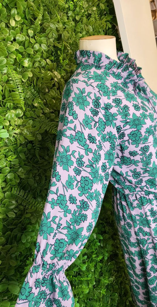 Kilt Floral Maxi Dress (8)