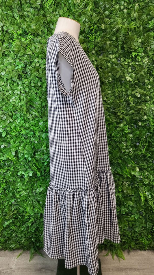 Lili Sidonio Gingham Sleeveless Dress (8)