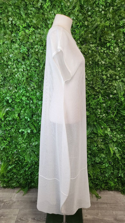 Repertoire White Mesh Layer Dress (14)