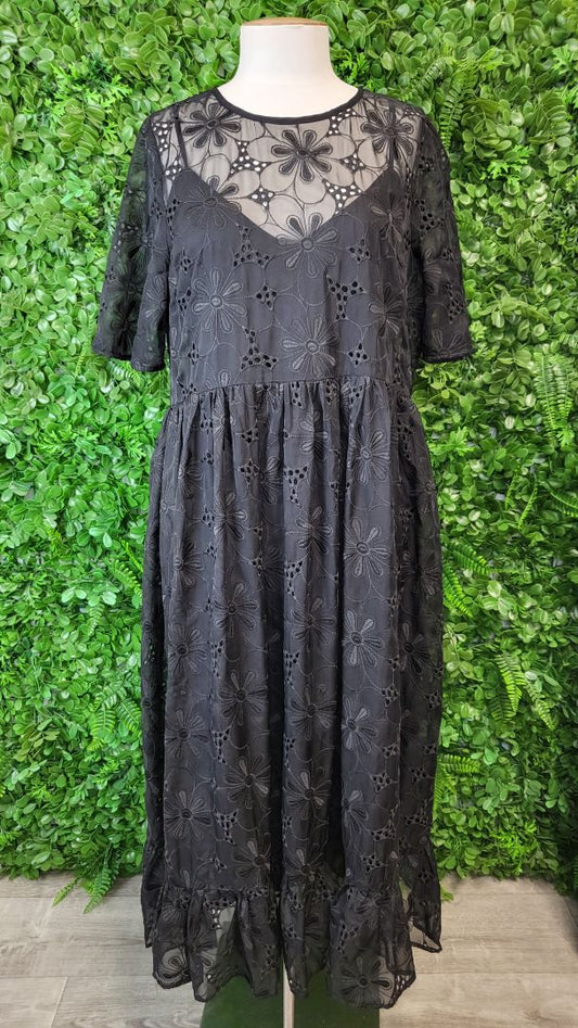 Cooper Black Petal To The Metal Dress (12)