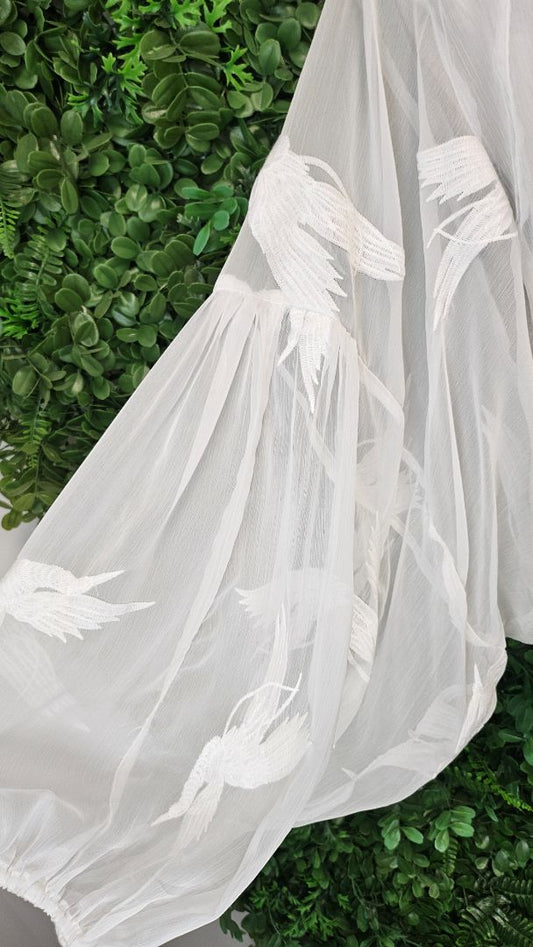 Fate + Becker White Crane Blouse (12)