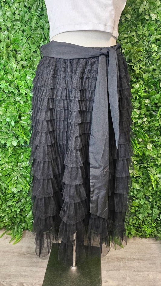 Unknown Black Tulle Skirt (12-14)