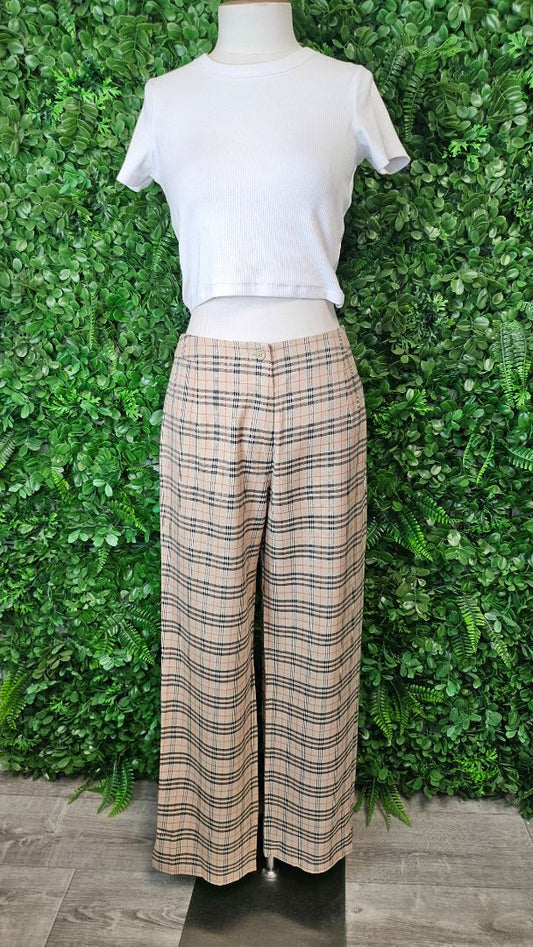 Marc Aurel Check Wide Leg Pant (10)
