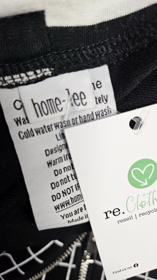 Home-Lee Print Oversized Zip Hoodie (6-14)