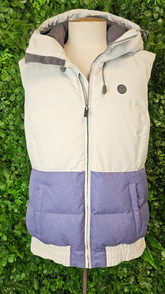 Torpedo Cream/Lilac Down Padded Vest (12)