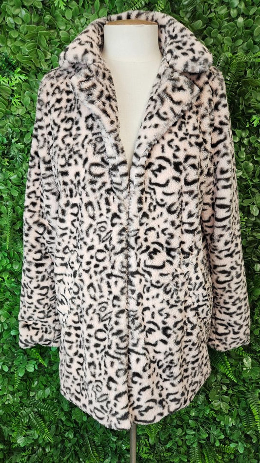 Elm Multi Faux Fur Print Jacket (10-12)