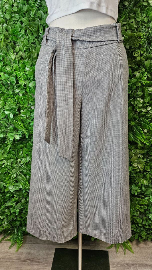 Zara Herringbone Wide Leg Culottes (10)