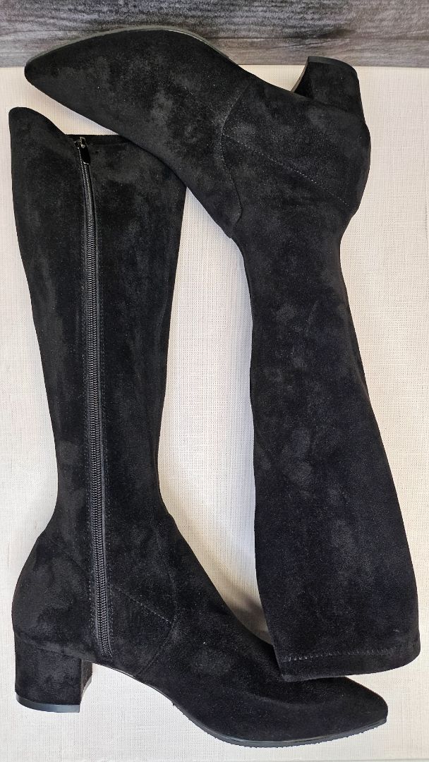 Top End Black Microfibre Boot (39)