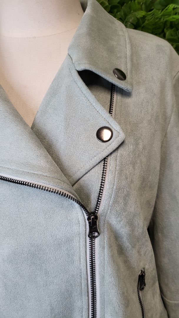Foil Mint Faux Suede Jacket (14)
