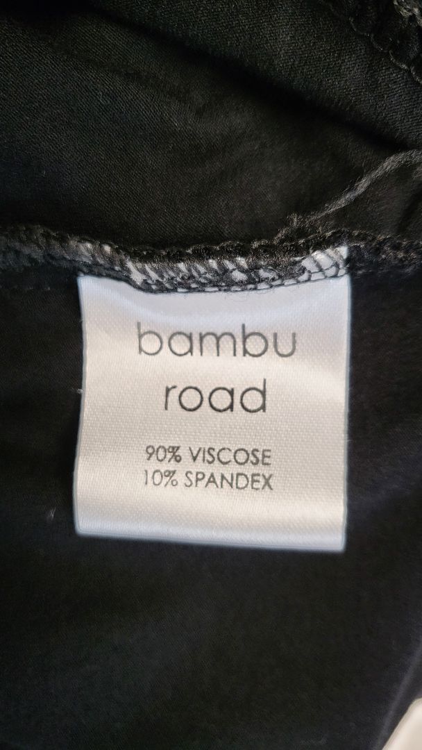 Bambu Road Black Drop Hem Dress (8-10)