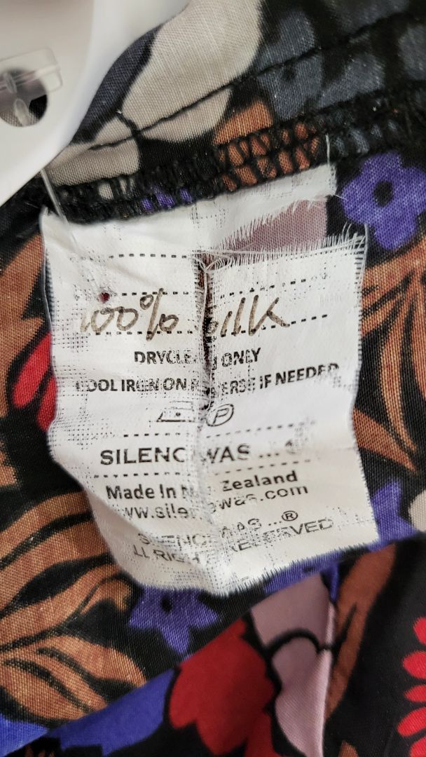 Silence Was  Silk Floral Top (10)