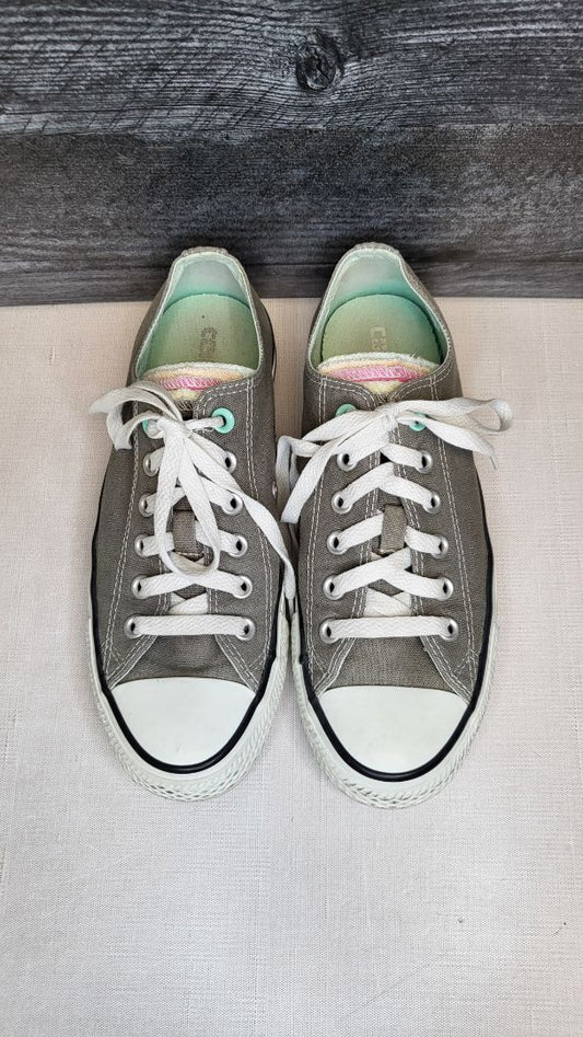 Converse Grey Low Top Sneaker (39)