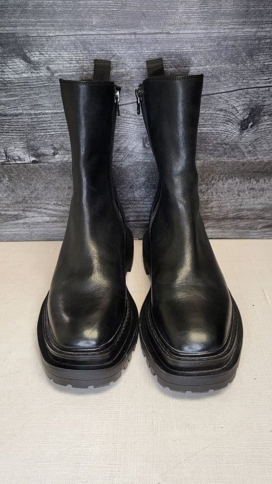 Isabella Anselmi Black Combat Boots (39)