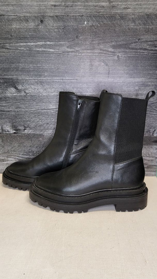 Isabella Anselmi Black Combat Boots (39)
