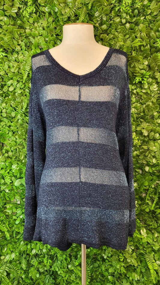 Virtuelle Blue Sparkle Knit (16-18)