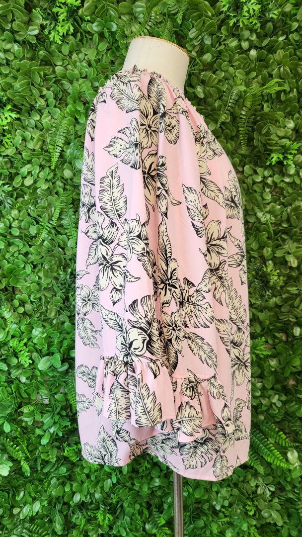 Charlo Pink Peasant Style Top (12-14)