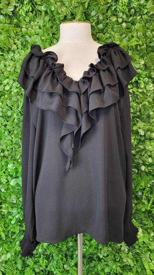 Augustine Black Rosie Blouse BNWT (14)