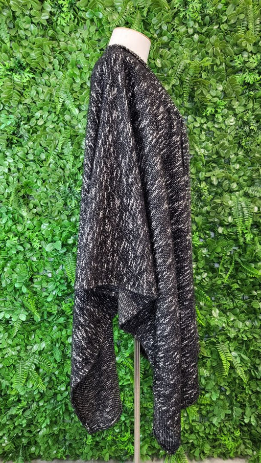 Repertoire Black Wrap Cardigan (OSFM)
